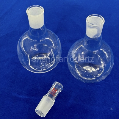 Tubo de linha de quartzo de laboratório fechado a alta temperatura de alta pureza
