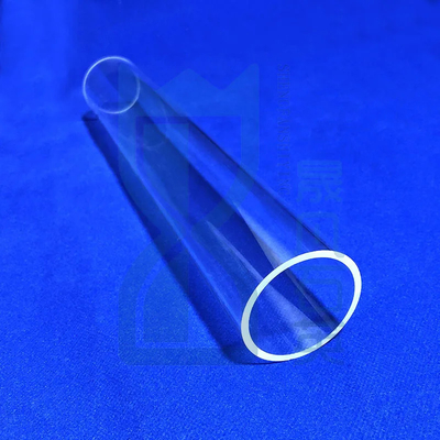 Tubos de quartzo transparentes para aplicações de semicondutores e ópticos