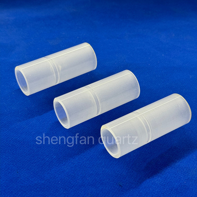 Revestimento CNC de tubos de quartzo opacos resistentes à corrosão