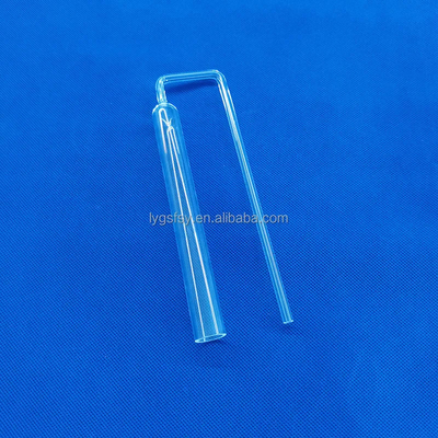 Tubos de quartzo transparentes resistentes à corrosão