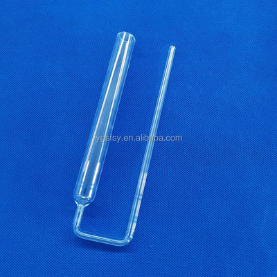 Tubos de quartzo transparentes resistentes à corrosão