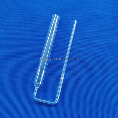 Tubos de quartzo transparentes resistentes à corrosão