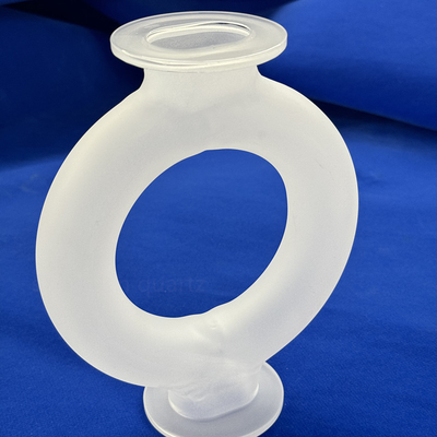 Instrumento de quartzo opaco e esmaltado de alta temperatura e resistente à corrosão