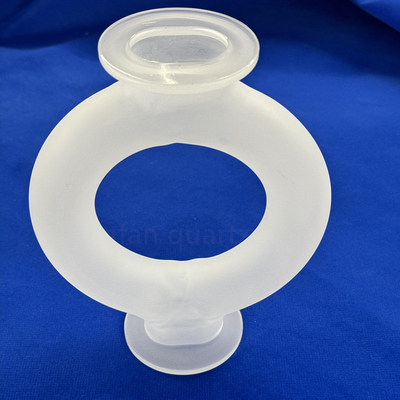 Instrumento de quartzo opaco e esmaltado de alta temperatura e resistente à corrosão