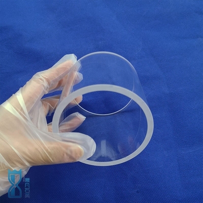 Forno de tubos de vidro transparente polido de alta pureza personalizado