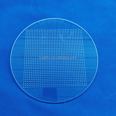 Folha de Quartzo Perforada por Laser Ultravioleta Transparente Profissional