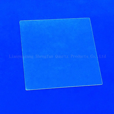 Folha de vidro de quartzo ultra fina UV transparente