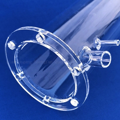 Fornecedores Produzem Flanges de Quartzo Transparentes e Opacos
