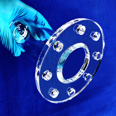 Fornecedores Produzem Flanges de Quartzo Transparentes e Opacos
