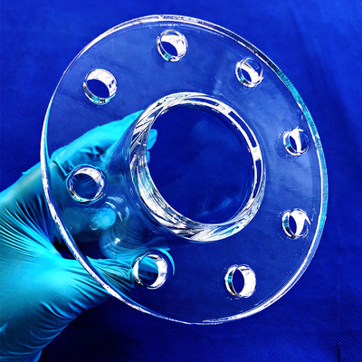 Fornecedores Produzem Flanges de Quartzo Transparentes e Opacos