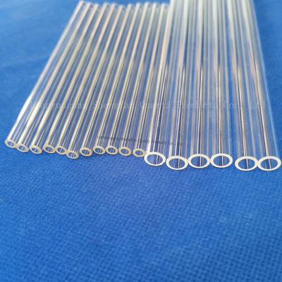 Tubo de Vidro de Quartzo Durável e Resistente à Corrosão para Indústrias Químicas e Petroquímicas