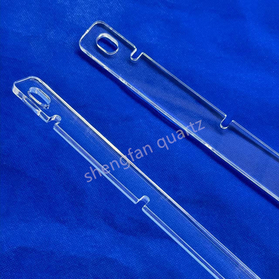 Ultravioleta personalizada resistente ao calor fundido Sílica Quartz Placa de vidro Quartz transparente Substrato de vidro Quartz Placa perfurada