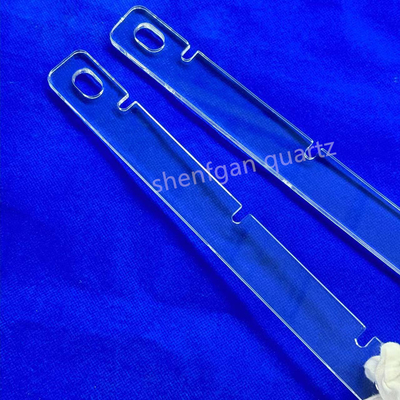 Ultravioleta personalizada resistente ao calor fundido Sílica Quartz Placa de vidro Quartz transparente Substrato de vidro Quartz Placa perfurada