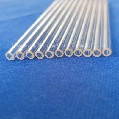 Fábrica de tubos de quartzo transparentes de alta temperatura fornecedor vidro de tubos de quartzo transparente com fabricante profissional