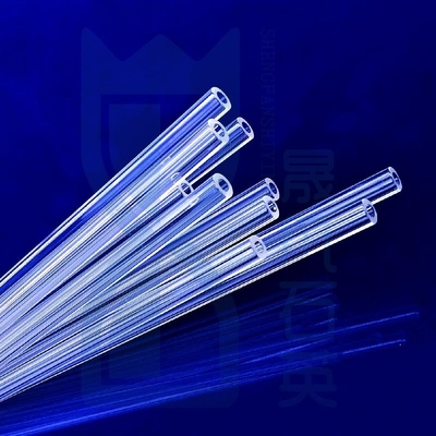 Fábrica de tubos de quartzo transparentes de alta temperatura fornecedor vidro de tubos de quartzo transparente com fabricante profissional
