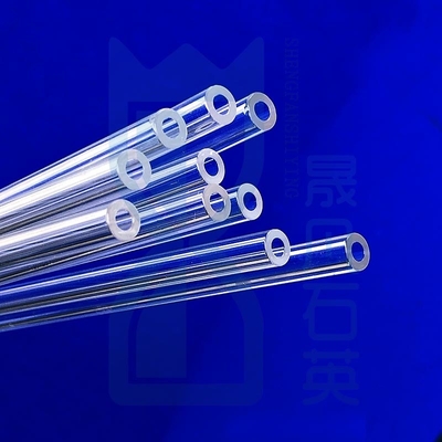 Fábrica de tubos de quartzo transparentes de alta temperatura fornecedor vidro de tubos de quartzo transparente com fabricante profissional