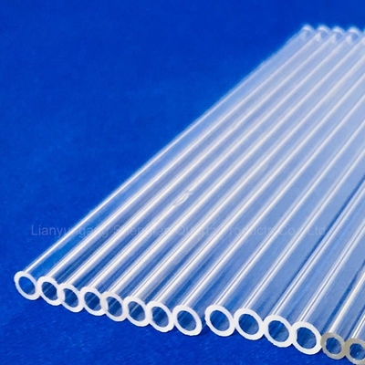 Fábrica de tubos de quartzo transparentes de alta temperatura fornecedor vidro de tubos de quartzo transparente com fabricante profissional