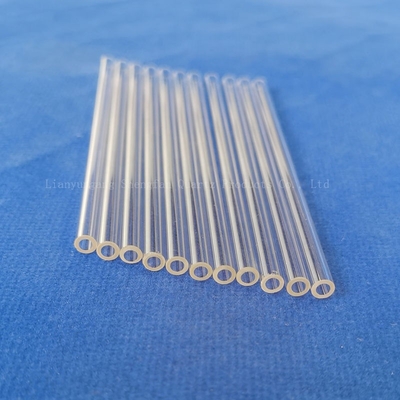 Fábrica de tubos de quartzo transparentes de alta temperatura fornecedor vidro de tubos de quartzo transparente com fabricante profissional