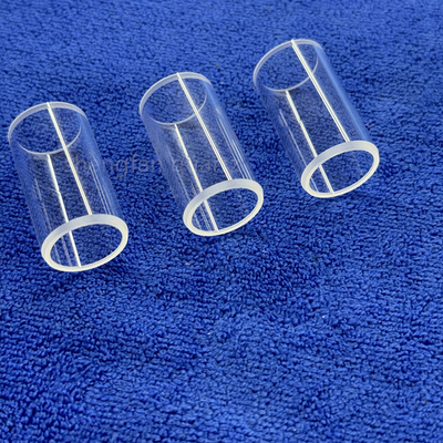 Anéis de quartzo polidos transparentes resistentes à corrosão a altas temperaturas personalizados
