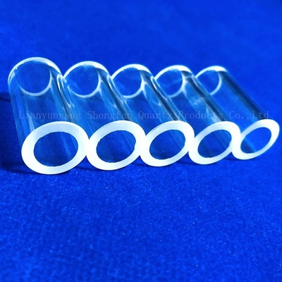 Anéis de quartzo polidos transparentes resistentes à corrosão a altas temperaturas personalizados