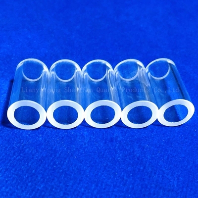 Anéis de quartzo polidos transparentes resistentes à corrosão a altas temperaturas personalizados