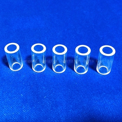 Anéis de quartzo polidos transparentes resistentes à corrosão a altas temperaturas personalizados