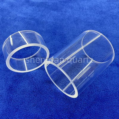 Tubo de Vidro de Quartzo Transparente com Resistência ao Calor Personalizado para Aeroespacial