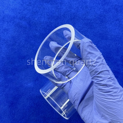 Tubo de Vidro de Quartzo Transparente com Resistência ao Calor Personalizado para Aeroespacial