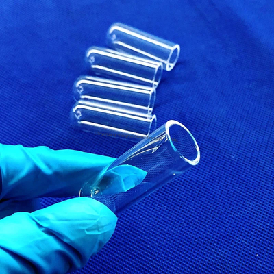 Tubo de Vidro de Quartzo Transparente com Resistência ao Calor Personalizado para Aeroespacial