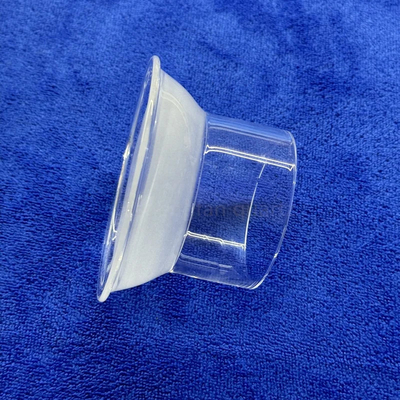 Tubo de flange de quartzo de alta temperatura de alta pureza