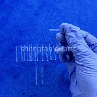 2.1 mm Diâmetro Quartz Válvula de vidro Frosted Transparente