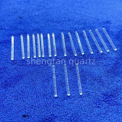 2.1 mm Diâmetro Quartz Válvula de vidro Frosted Transparente
