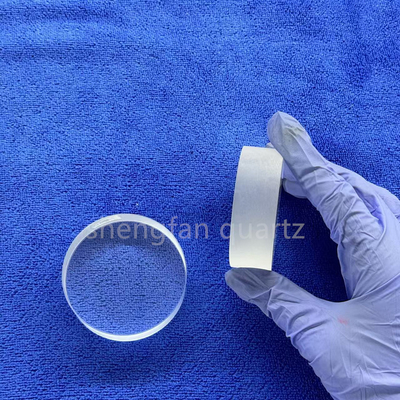 Folha de vidro de quartzo de sílica fundida resistente a altas temperaturas transparente