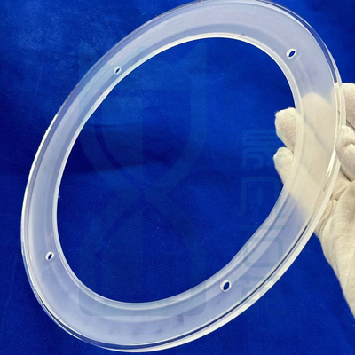 Anel de perfuração de pedra de vidro de sílica fundido congelado transparente