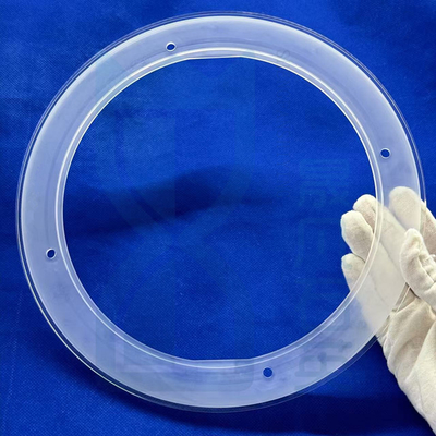 Anel de perfuração de pedra de vidro de sílica fundido congelado transparente
