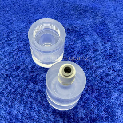 Tubo de fio de quartzo selado de silício fundido / vidro de laboratório de ciências