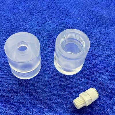 Tubo de fio de quartzo selado de silício fundido / vidro de laboratório de ciências