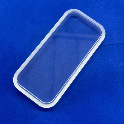 Folha de passo de quartzo transparente e personalizada espessura 0,5 mm
