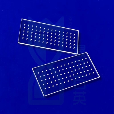 99.99% Placa de Quartzo de Alta Pureza Laser Grooving Fused Silica Quartzo Vidro Janela Quartzo Chapa de Vidro