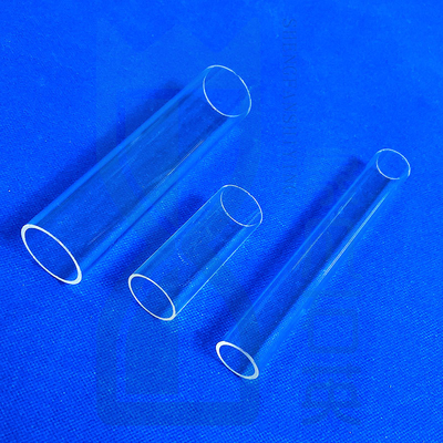 Gráfico Transparente Tubos de Quartzo Gerador de Ozono Grande Diâmetro Resistente ao Calor