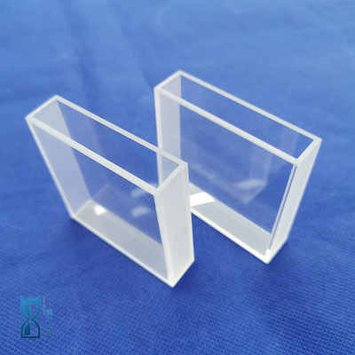 Medição especial de laboratório personalizada Cuvette de quartzo fundido líquido Resistente à corrosão