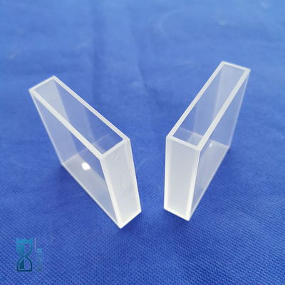 Medição especial de laboratório personalizada Cuvette de quartzo fundido líquido Resistente à corrosão