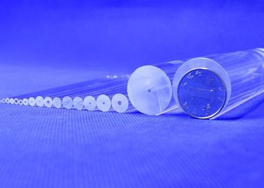 Produto químico UV Quartz Tube Rod Material ecológico 0,25-0,5 mm Diâmetro interno Alta precisão