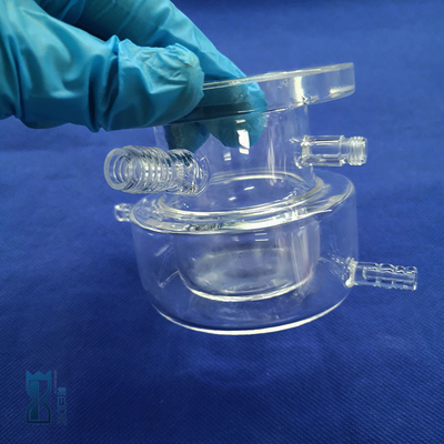 Laboratório Reator de Quartzo Resistente à Corrosão a Alta Temperatura 50ml 100ml 150ml