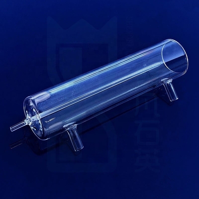 Instrumento de quartzo personalizado para laboratório recipiente de quartzo tubo de ensaio de quartzo