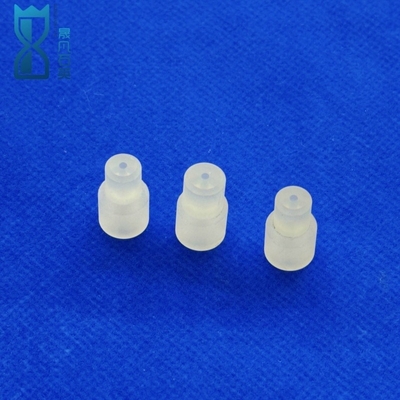 Quartzo de fábrica personalizado, resistente à corrosão, esfregão de quartzo, tubo roscado, quartzo fundido