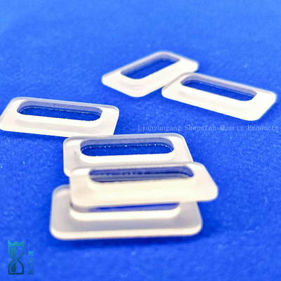 Placas de vidro de quartzo personalizadas para aplicações de semicondutores e ópticos