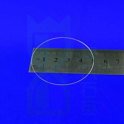 Janela de alta transmissão de luz Schist Quartz folha de vidro 2 "4" 6 " Quartz Wafer Wafer 0.3mm espessura