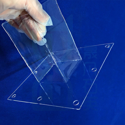 Folha de vidro de quartzo resistente a altas temperaturas para punção em aplicações fotovoltaicas de semicondutores