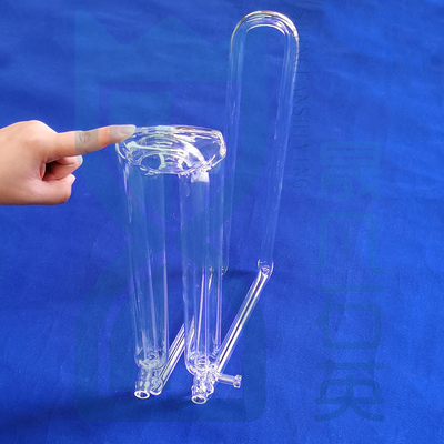 Tubos de vidro de quartzo fundido resistentes a altas temperaturas, laboratório dedicado a tubos de vidro de quartzo transparentes